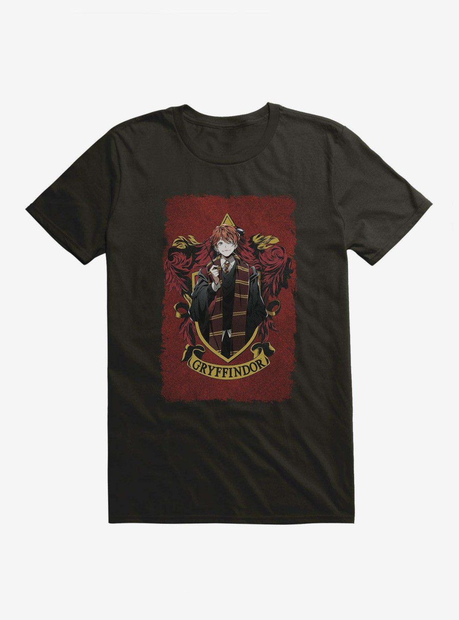 Clothing * | Sale Harry Potter Ron Gryffindor Anime Style T-Shirt