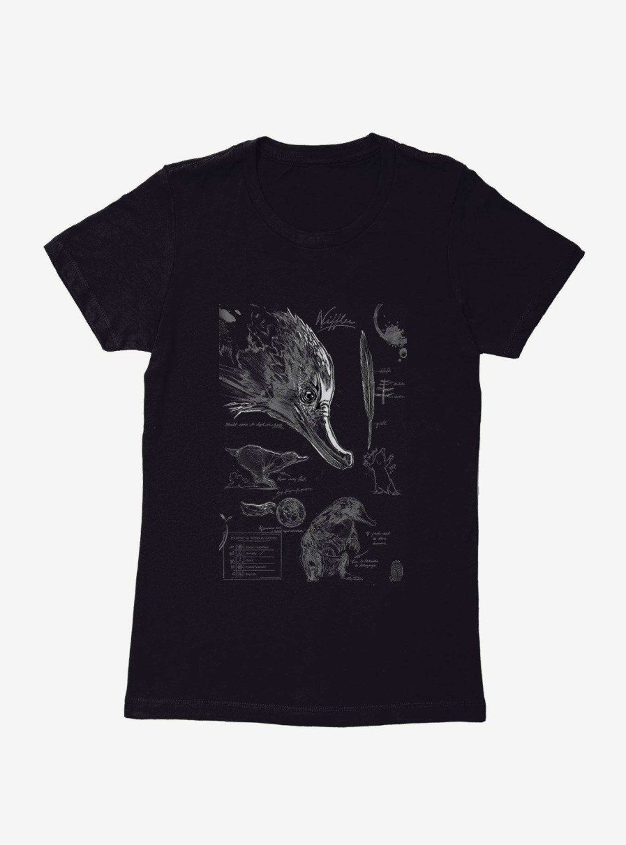 Clothing * | Fantastic Beasts Niffler Sketches Womens T-Shirt Shop