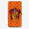 Bags * | Harry Potter Gryffindor Crest Heraldry Checkers Hinged Wallet Exclusive Design