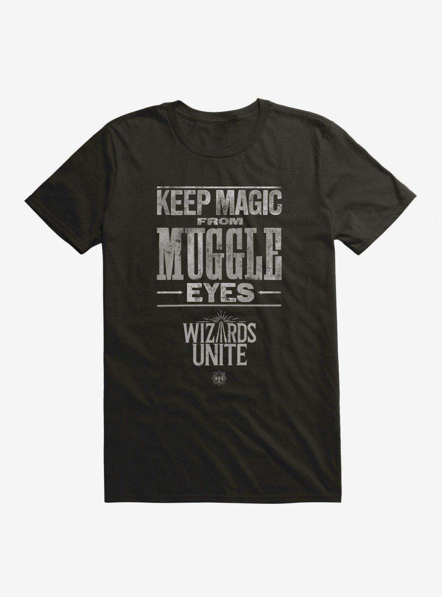 Clothing * | Sale Harry Potter: Wizards Unite Muggle Eyes T-Shirt