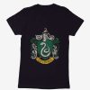 Clothing * | Harry Potter Slytherin Serpents Badge Womens T-Shirt Latest Fashion