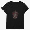 Clothing * | Shoping Harry Potter Gryffindor Patch Womens T-Shirt Plus Size