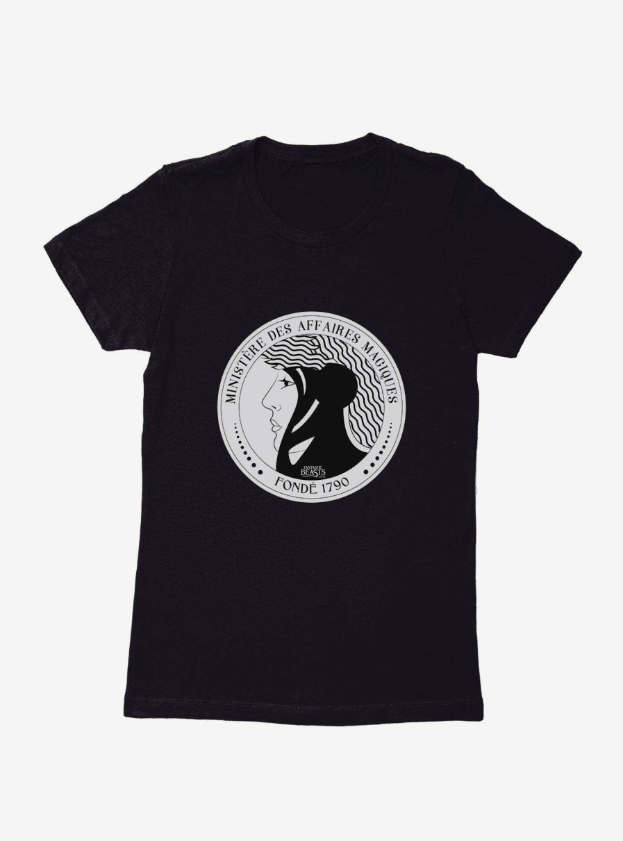 Clothing * | Fantastic Beasts Fonde Emblem Womens T-Shirt Promotion