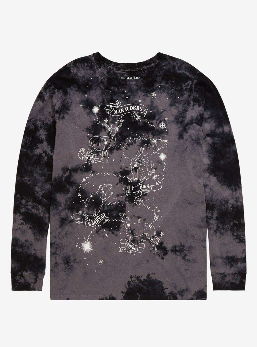 Clothing * | Excellent Quality Harry Potter Marauders Constellation Tie-Dye Crewneck Boxlunch Exclusive