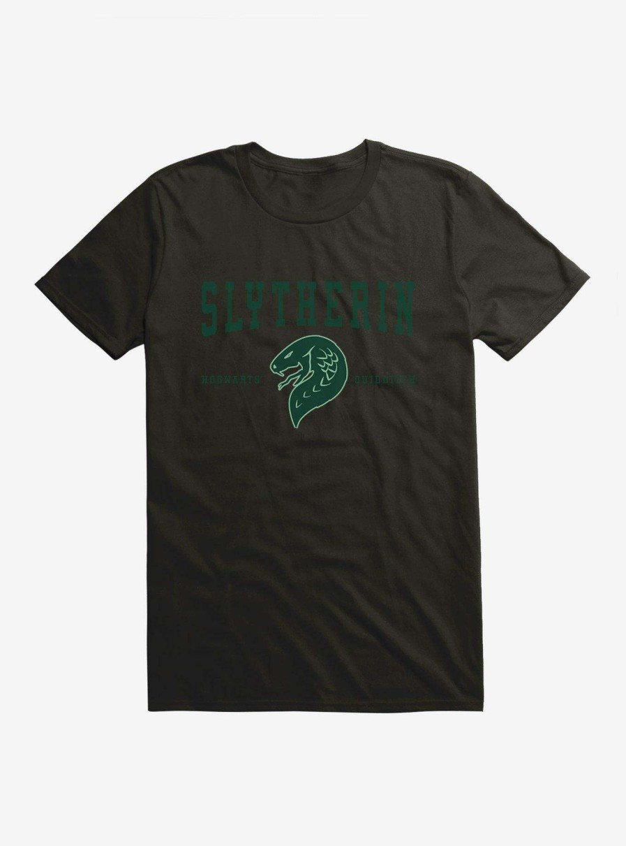 Clothing * | Closeout Sale Harry Potter Slytherin Quidditch Symbol T-Shirt