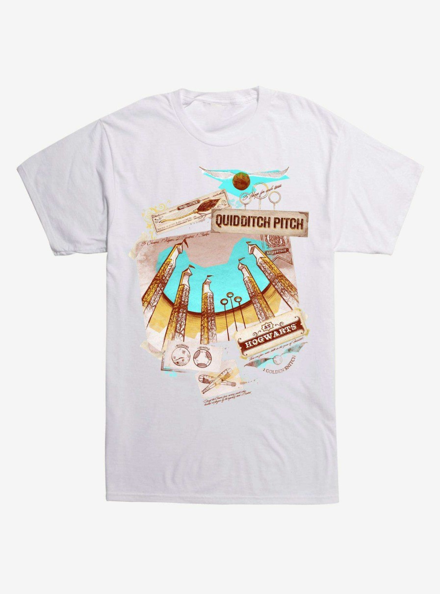 Clothing * | Harry Potter Quidditch Pitch T-Shirt Best Sellers