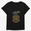 Clothing * | Sale Harry Potter Hufflepuff Shield Womens T-Shirt Plus Size