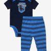 Clothing * | Online Harry Potter Ravenclaw Crest Infant One-Piece And Leggings Set Boxlunch Exclusive