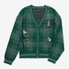 Clothing * | Latest Harry Potter Slytherin Women'S Cardigan Boxlunch Exclusive