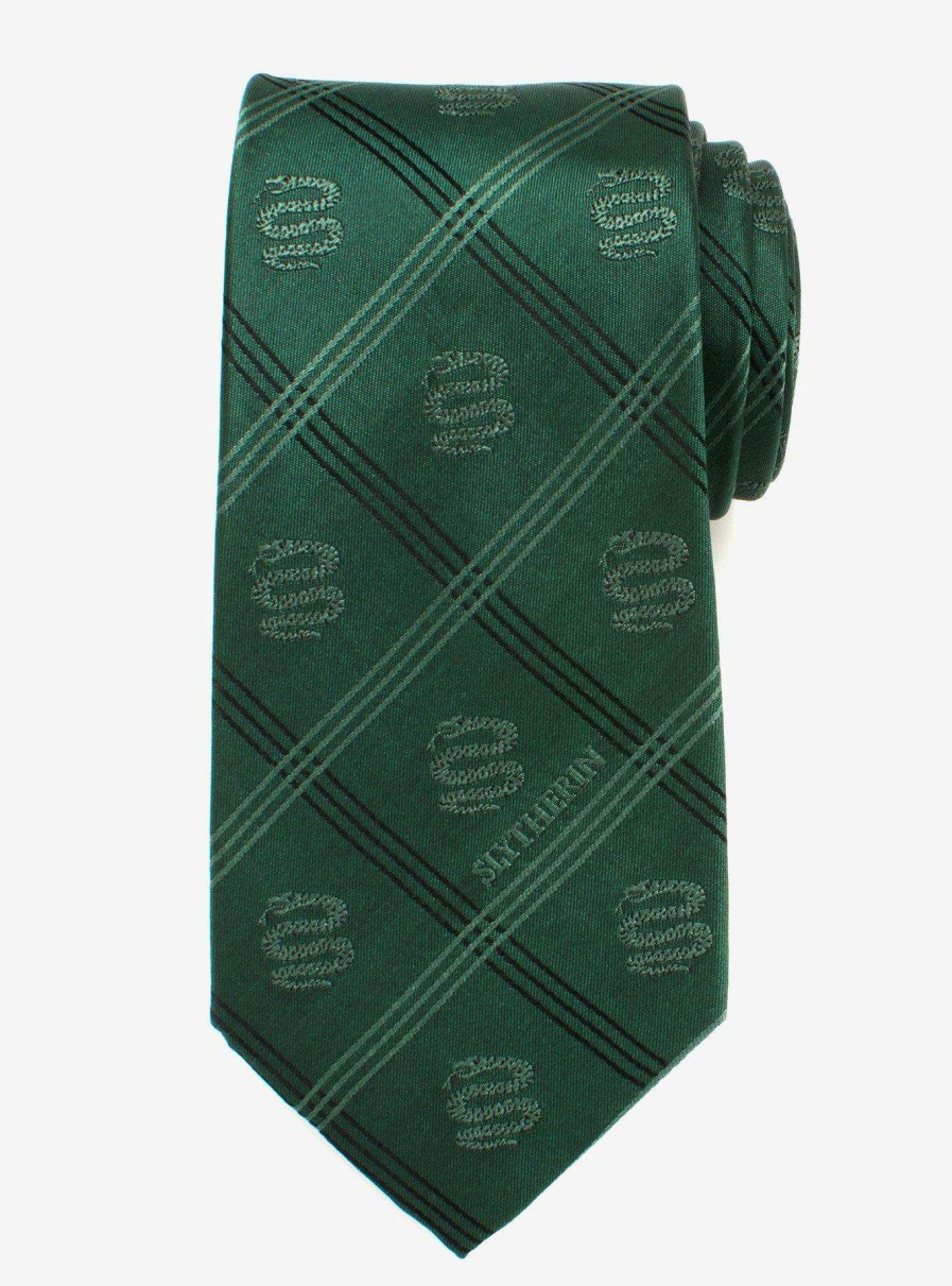 Clothing * | Harry Potter Slytherin Plaid Tie New