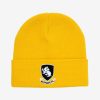 Accessories * | Quick Expedition Harry Potter Hufflepuff Crest Cuff Beanie Boxlunch Exclusive