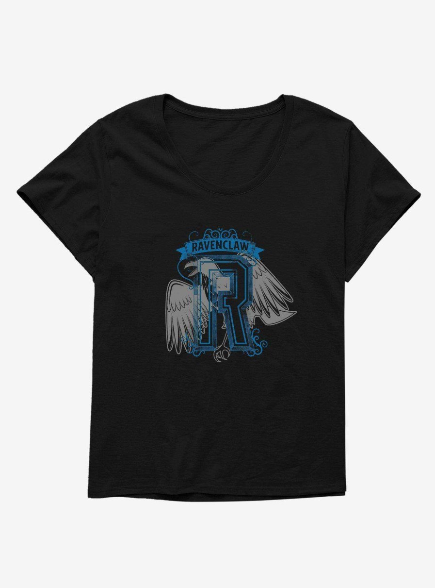 Clothing * | Closeout Sale Harry Potter Ravenclaw Letterman Womens T-Shirt Plus Size