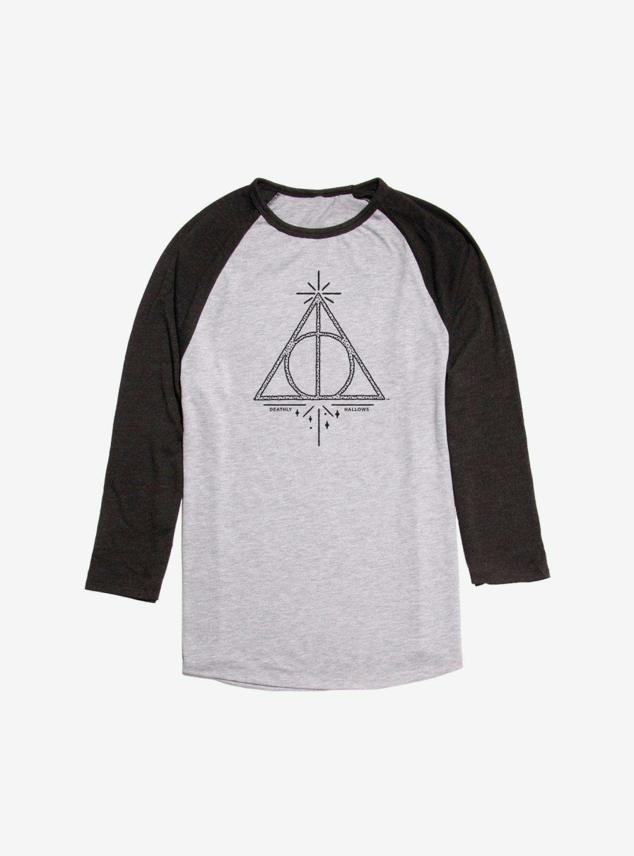 Clothing * | Quick Expedition Harry Potter Deathly Hallows Raglan