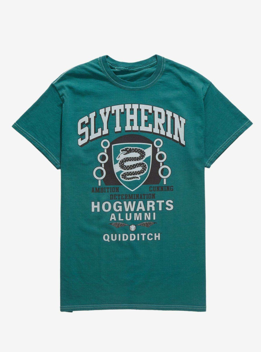 Clothing * | Excellent Quality Harry Potter Slytherin Hogwarts Alumni T-Shirt Boxlunch Exclusive