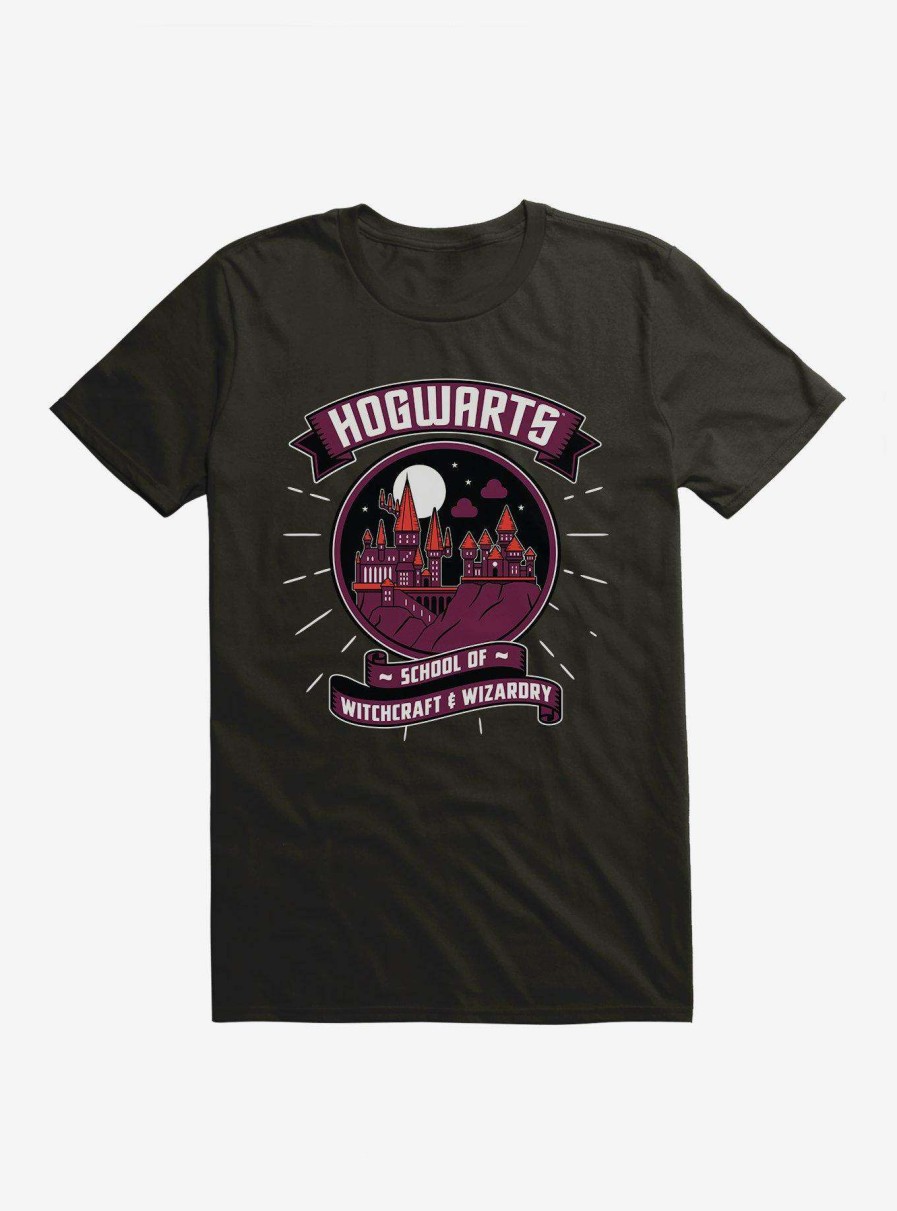 Clothing * | Sale Harry Potter Hogwarts Patch Art T-Shirt