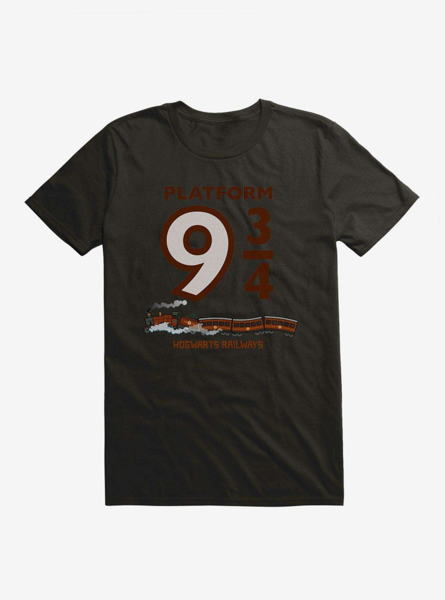 Clothing * | Cheap Harry Potter Platform 9 3/4 Hogwarts Railways T-Shirt