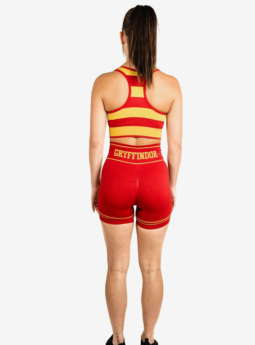 Clothing * | Harry Potter Gryffindor Athletic Shorts And Sports Bra Set Special Style