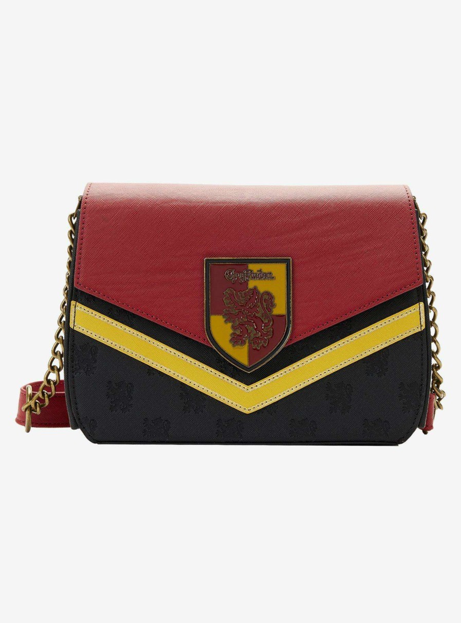 Bags * | Large Choice Loungefly Harry Potter Gryffindor Crossbody Bag