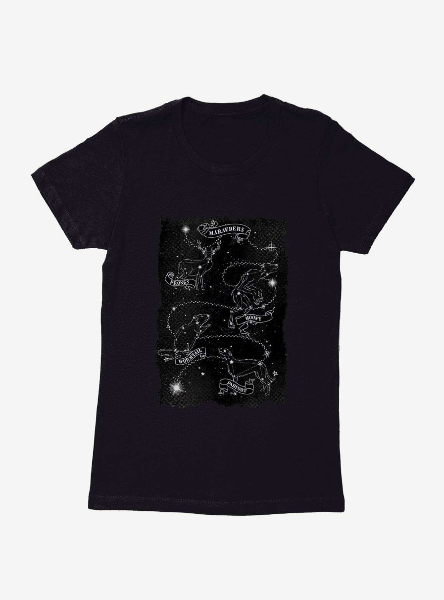 Clothing * | Best-Selling Harry Potter Marauder'S Map Constellations Womens T-Shirt