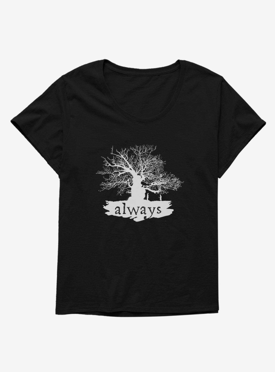 Clothing * | Cheap Harry Potter Silhouette Always Womens T-Shirt Plus Size