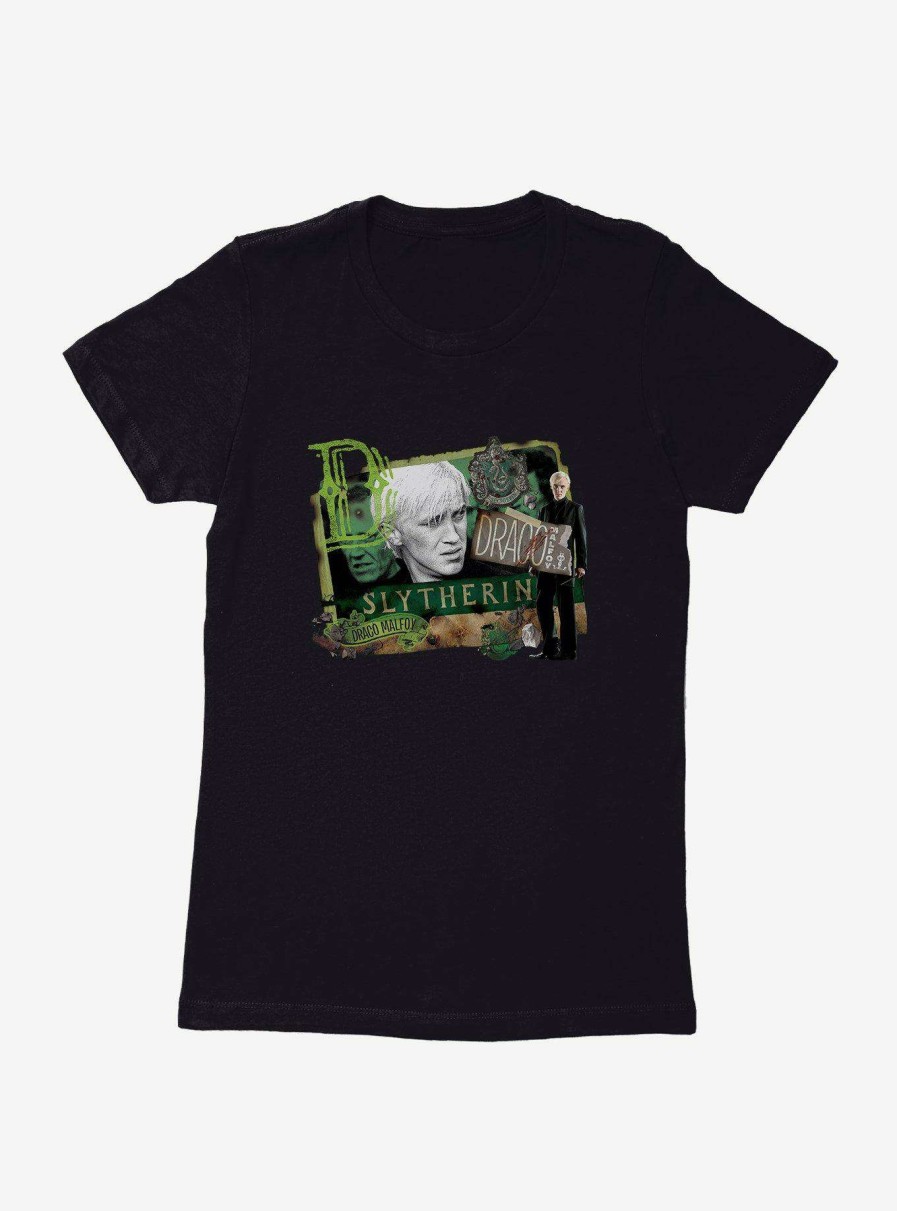 Clothing * | Harry Potter Draco Malfoy Collage Womens T-Shirt New