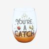 Harry Potter * | Best-Selling Harry Potter You'Re A Catch Golden Snitch Wine Glass