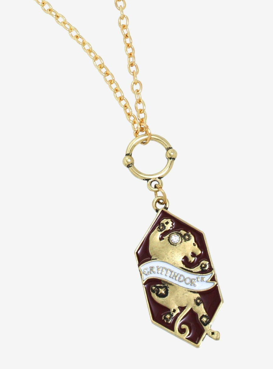 Accessories * | Sale Harry Potter Gryffindor Pendant Necklace Boxlunch Exclusive