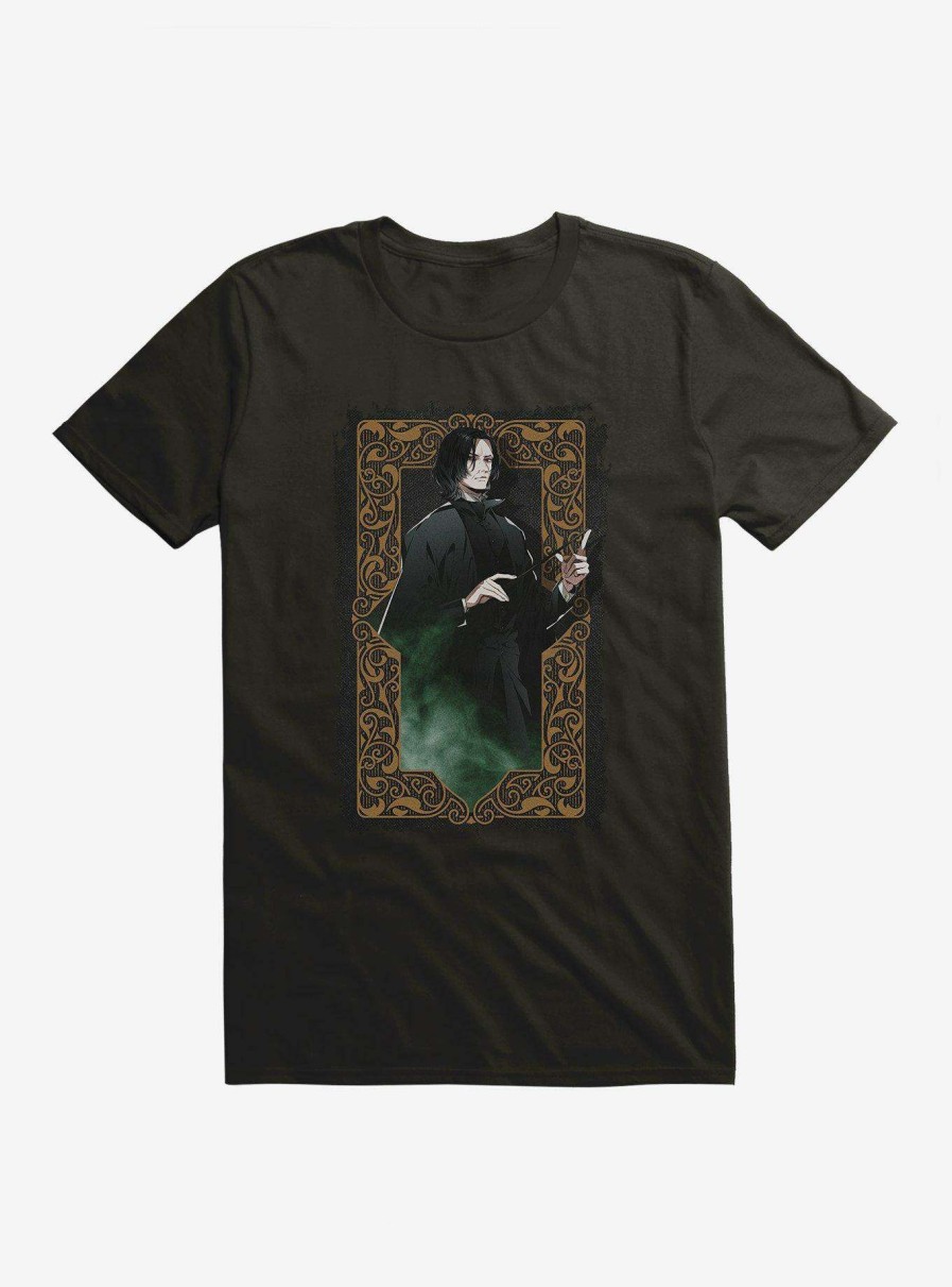 Clothing * | Discount Store Harry Potter Snape Frame Anime Style T-Shirt