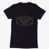 Clothing * | Large Choice Harry Potter Golden Magic Quidditch Emblem Womens T-Shirt