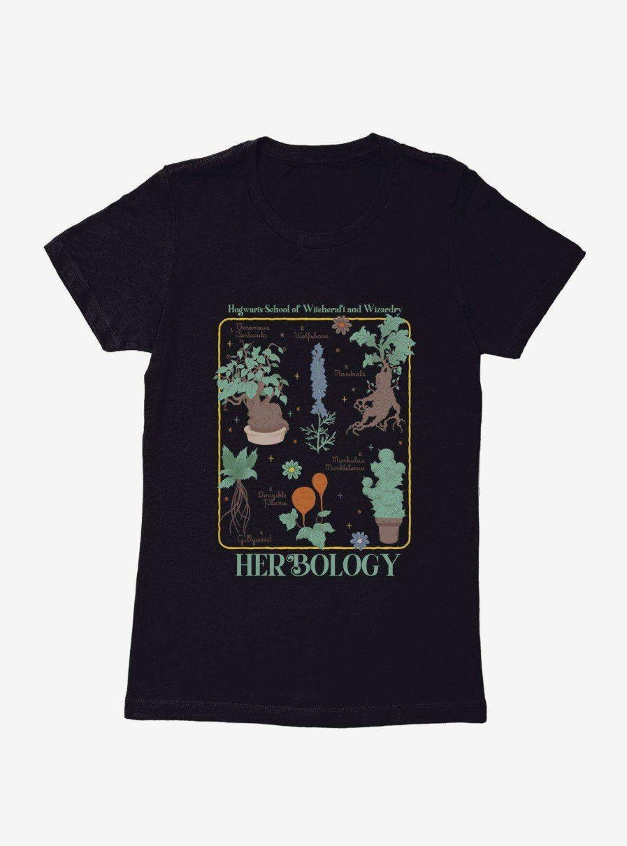 Clothing * | Online Sale Harry Potter Herbology Textbook Plants Womens T-Shirt