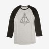 Clothing * | Harry Potter Deathly Hallows Raglan Opening Sales