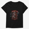 Clothing * | Latest Harry Potter Gryffindor Letterman Womens T-Shirt Plus Size