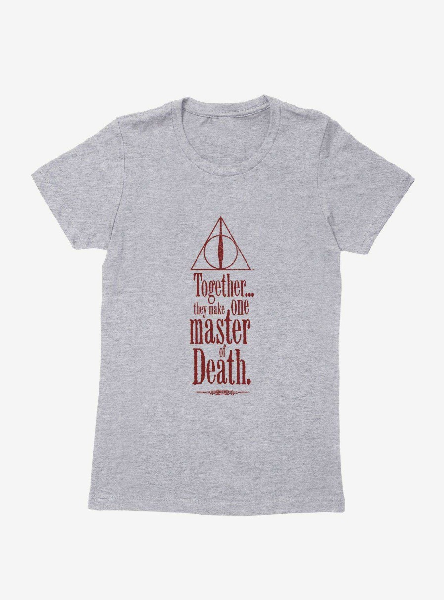 Clothing * | Harry Potter Deathly Hallows Master Of Death Womens T-Shirt Original