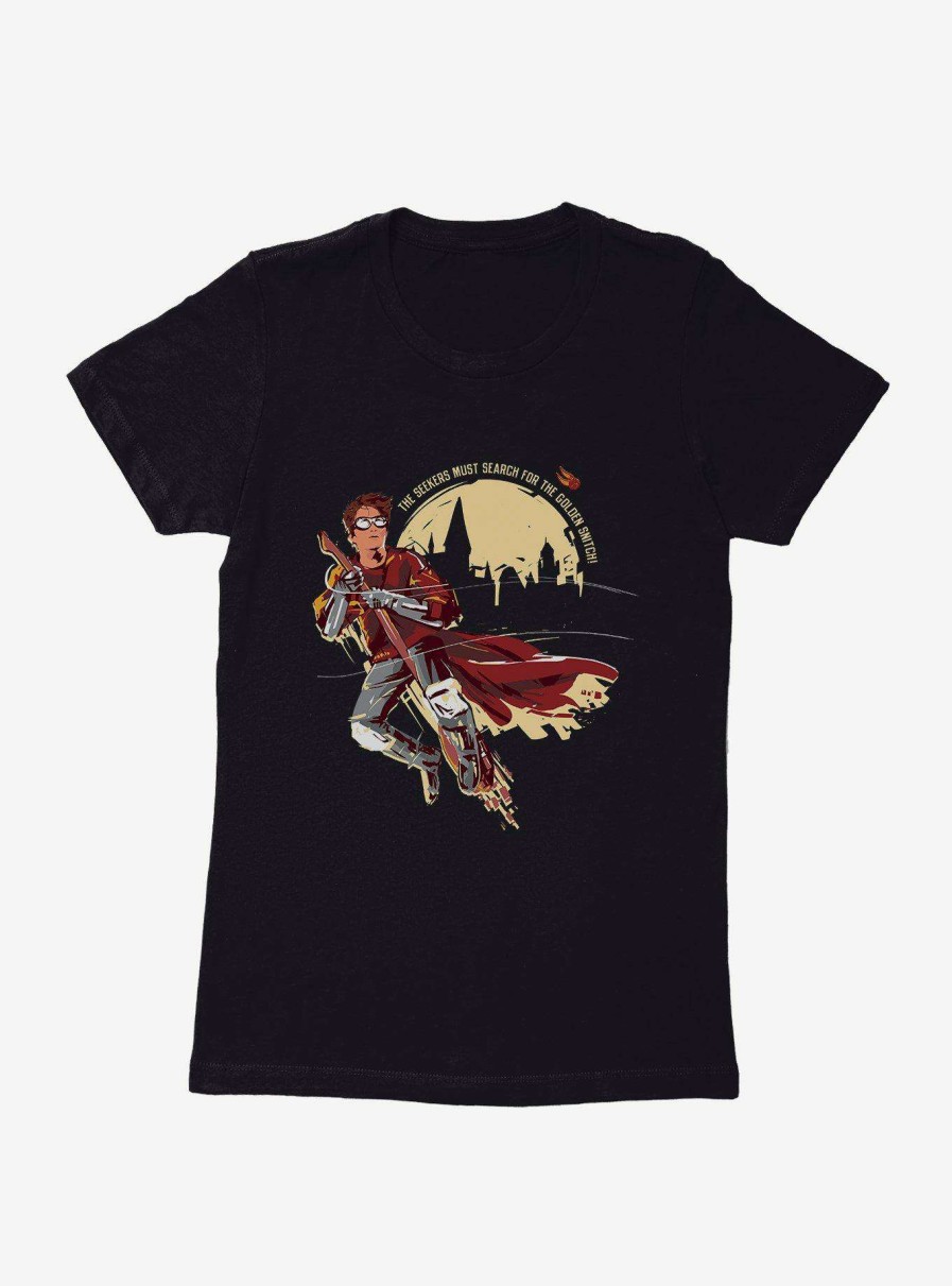 Clothing * | Harry Potter Seekers Search For Snitch Womens T-Shirt Special Style