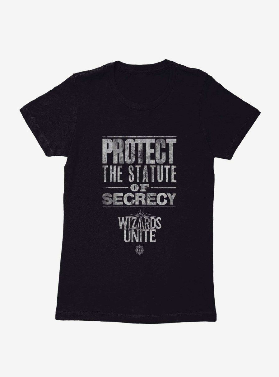 Clothing * | Sale Harry Potter: Wizards Unite Statute Of Secrecy Womens T-Shirt