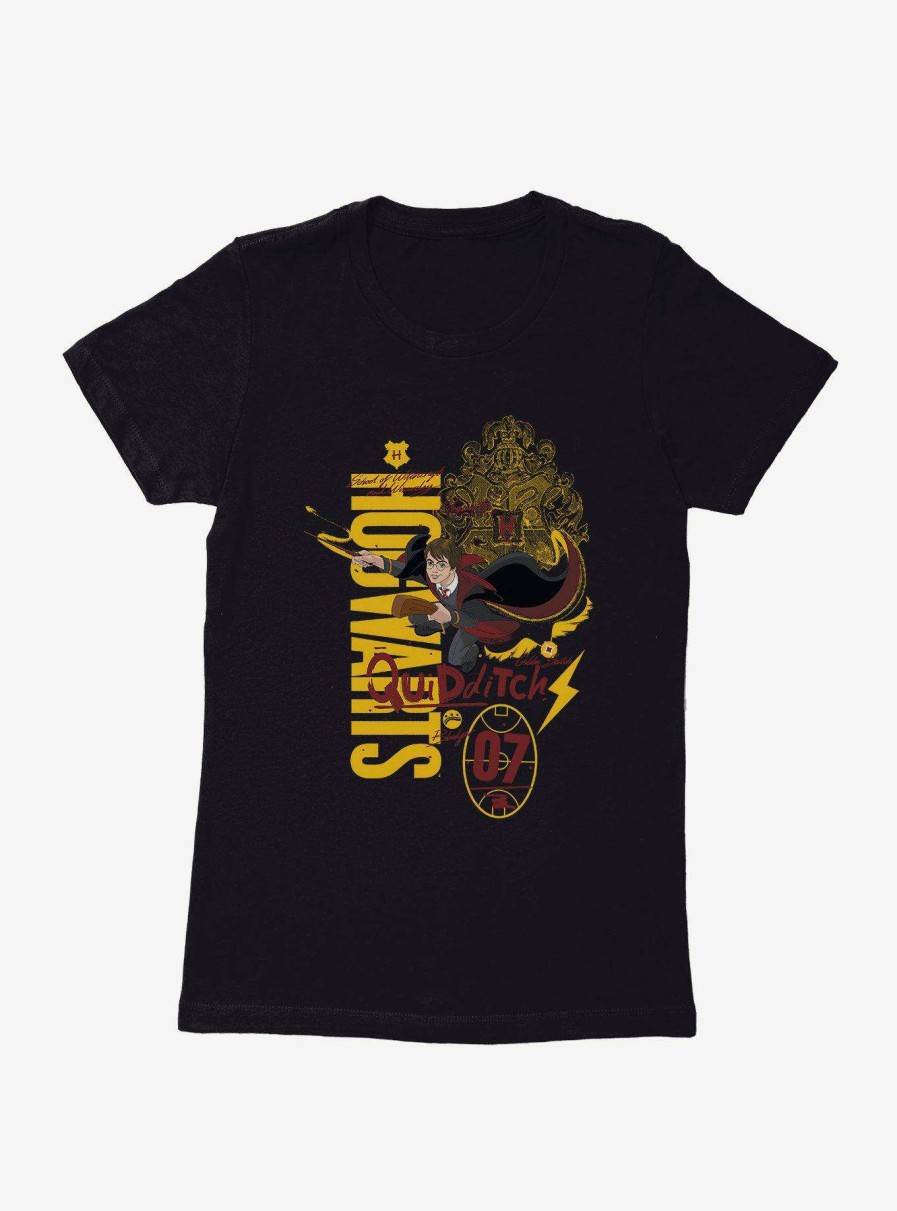 Clothing * | Online Harry Potter Hogwarts Quidditch 07 Womens T-Shirt