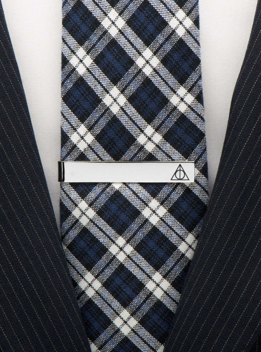 Accessories * | Harry Potter Deathly Hallows "Always" Hidden Message Tie Bar New