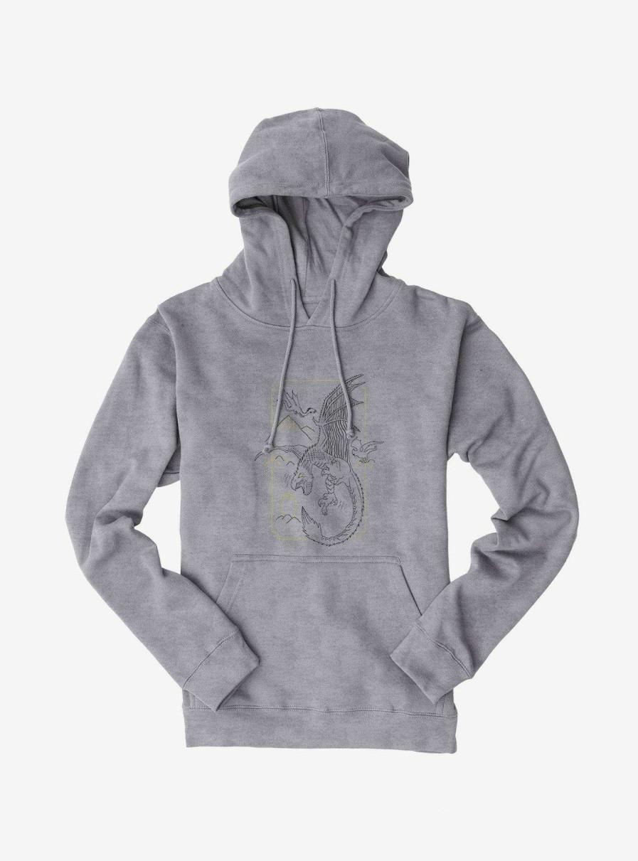 Clothing * | Harry Potter Dragon Flight Hoodie New