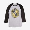 Clothing * | Harry Potter Hufflepuff Uniform Emblem Raglan Reliable Quality