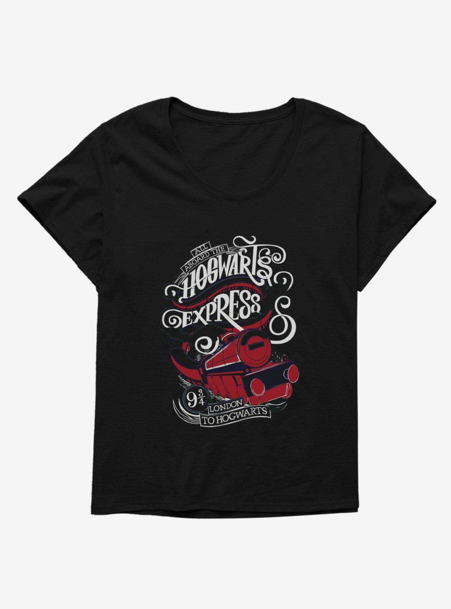 Clothing * | Online Harry Potter Hogwarts Express Sketch Womens T-Shirt Plus Size