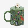 Harry Potter * | Latest Harry Potter Floral Creatures Allover Print Mug With Lid