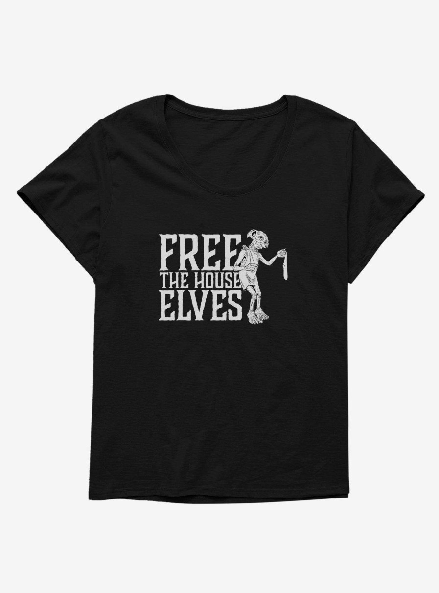 Clothing * | Closeout Sale Harry Potter Dobby Free House-Elf Womens T-Shirt Plus Size