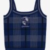 Clothing * | Good Quality Harry Potter Ravenclaw Plaid Knit Tank Top Boxlunch Exclusive