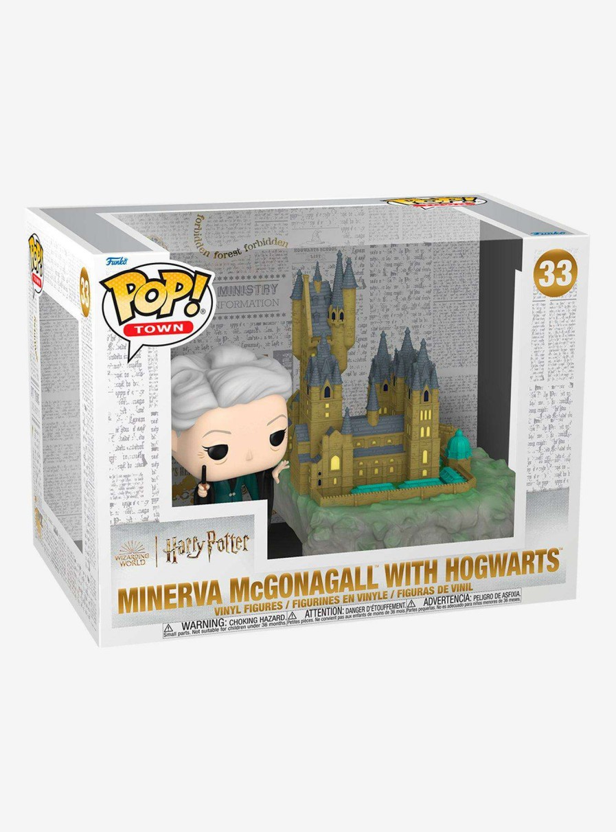 Harry Potter * | Excellent Quality Funko Pop! Town Harry Potter Minerva Mcgonagall With Hogwarts Vinyl Figure