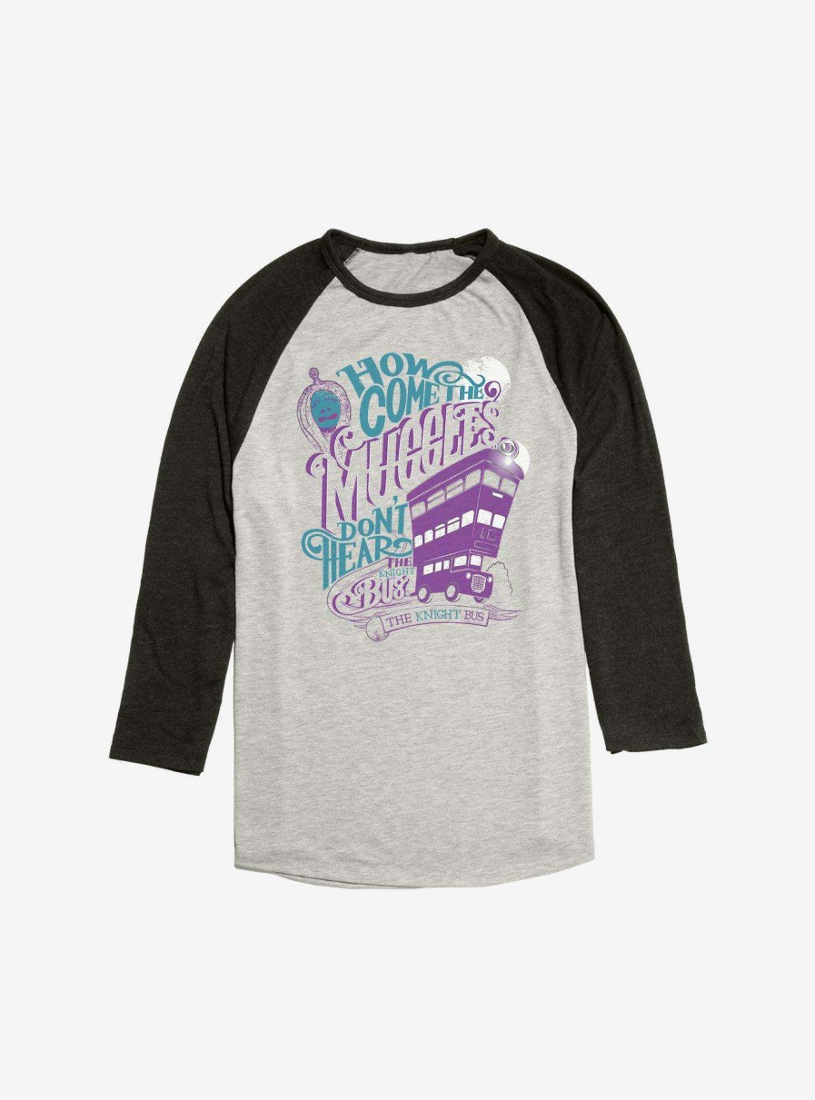 Clothing * | Harry Potter Knight Bus Raglan Opening Sales