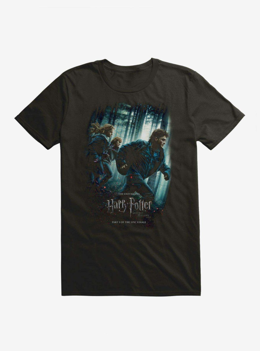 Clothing * | Quick Expedition Harry Potter Deathly Hallows Part 1 T-Shirt