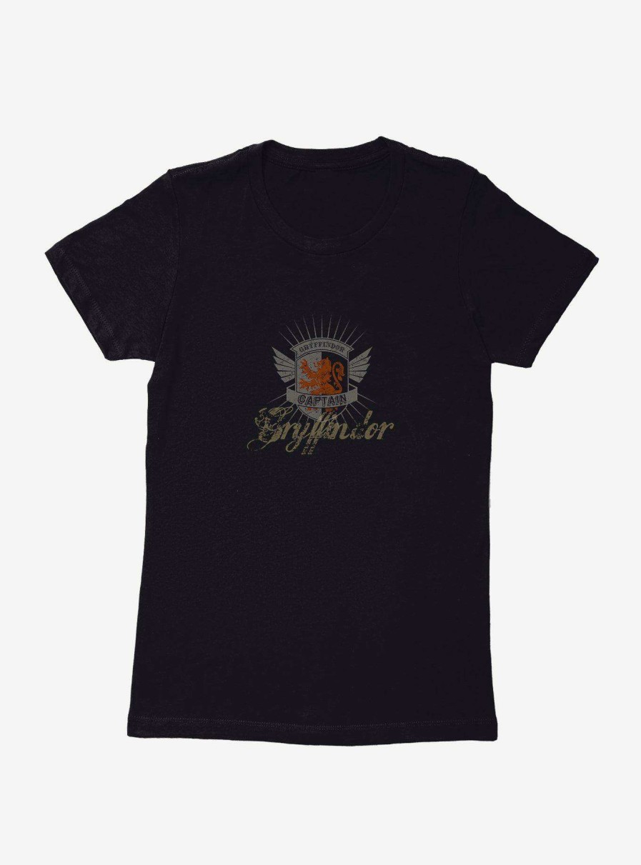 Clothing * | Harry Potter Gryffindor Quidditch Captain Womens T-Shirt Shop