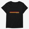 Clothing * | Quick Expedition Harry Potter Gryffindor Stripe Womens T-Shirt Plus Size