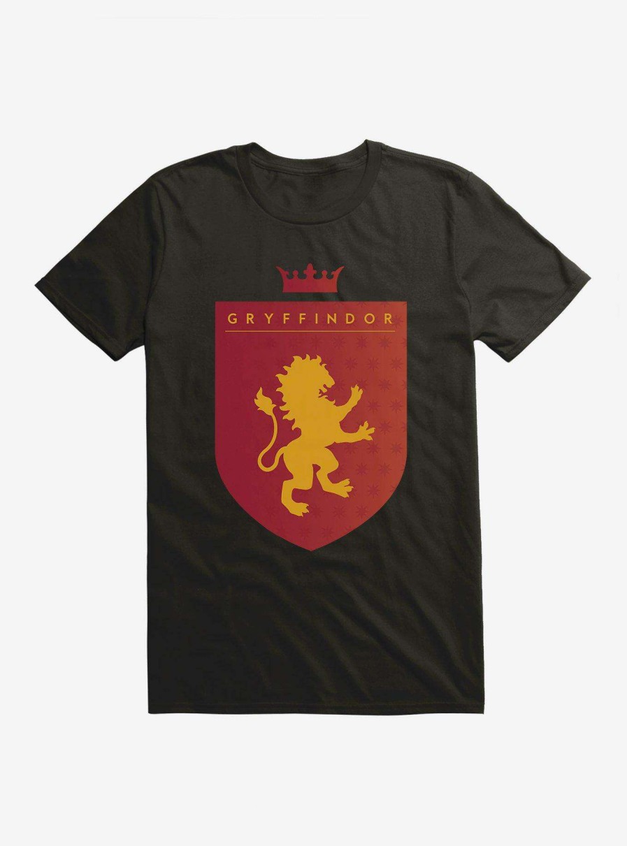 Clothing * | Online Sale Harry Potter Gryffindor Shield T-Shirt