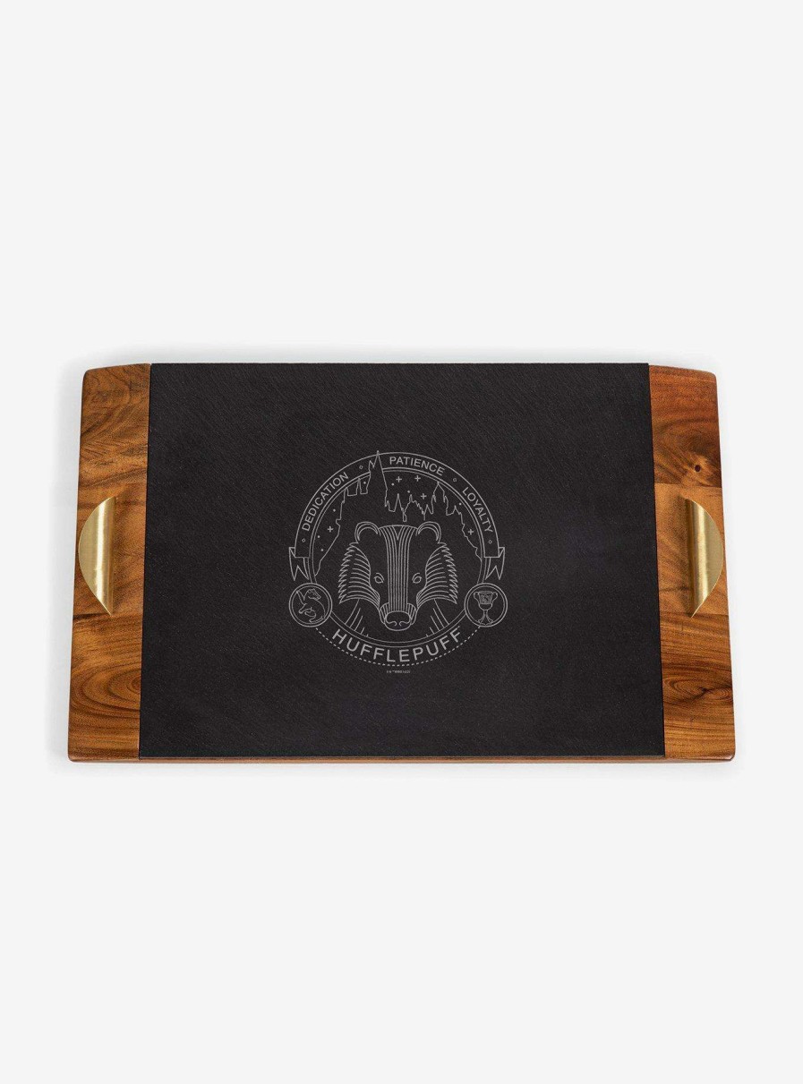 Harry Potter * | Harry Potter Hufflepuff Covina Acacia And Slate Serving Tray Latest Fashion